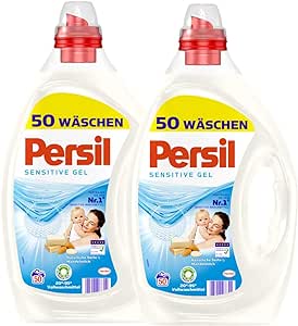 Persil Sensitive Gel, 100 (2 x 50 Waschladungen)